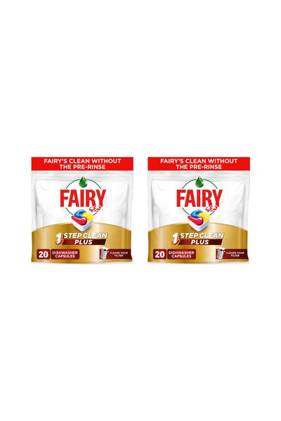 Fairy Dishwasher Capsules | 20 Capsules x 2 | All-in-One Cleaning | Automatic...