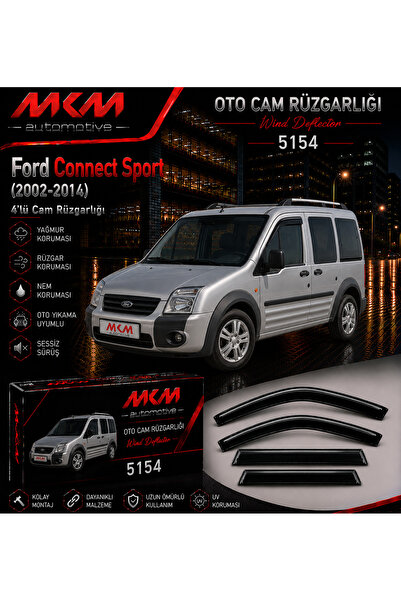 MKM Ford Connect Sport Mugen Cam Rüzgarlığı 2002-2014 4'lü