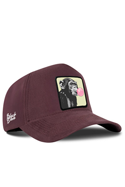 BlackBörk Monkey Logo Brown Baseball Cap