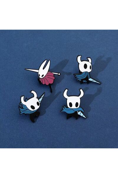 Choice1 XS3-1 4 قطع دبابيس مينا Hollow Knight - شارات معدنية حقيبة والسترات، ...