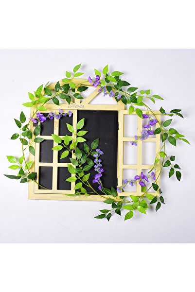 Choice4 1 pc PURPLE Artificial Plants Ivy Wisteria Flowers Vine Garland Room ...