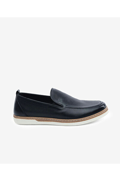Greyder Erkek Siyah Hakiki Deri Casual Ayakkabı 6Y1UA62624
