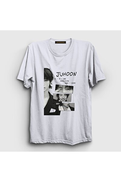 Presmono Unisex White Juhoon K-Pop Cortis T-Shirt 617556Tt