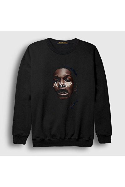 Presmono Unisex crna majica Asap Rocky 152928tt