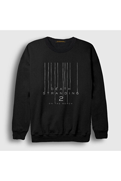 Presmono Hanorac unisex negru cu logo Death Stranding 2 On The Beach 607428tt