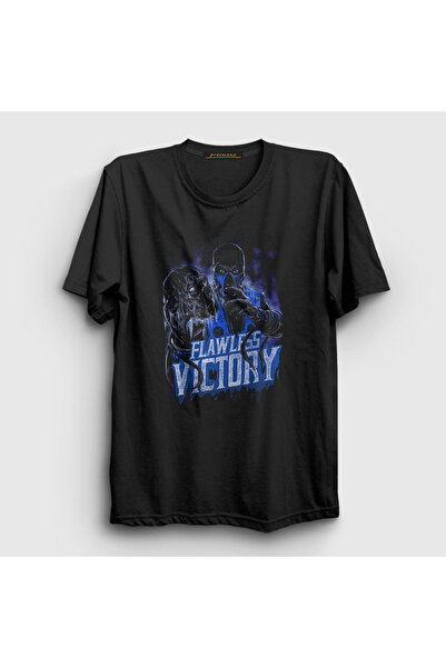 Presmono Unisex crna Sub Zero V2 Mortal Kombat T-shirt 147800tt