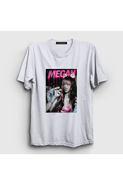 Presmono Unisex White Cat Claw Megan Katseye T-Shirt 596468Tt