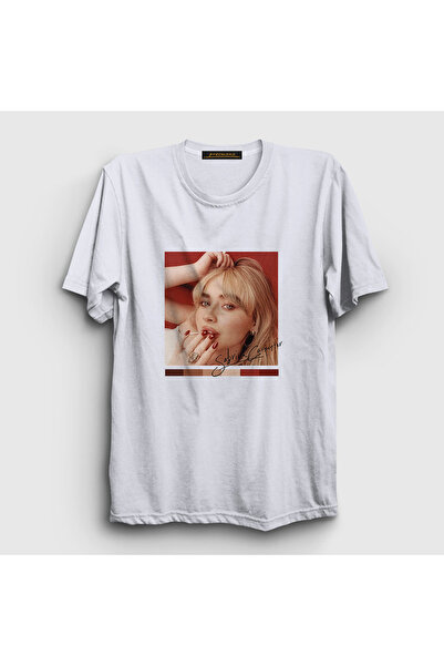 Presmono Unisex White Poster Sabrina Carpenter T-Shirt 471690Tt