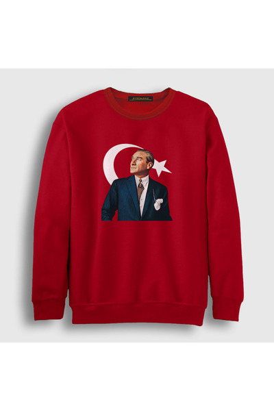 Presmono Unisex crvena 19. maj 29. oktobar 23. april Zastava Ataturk majica 5...