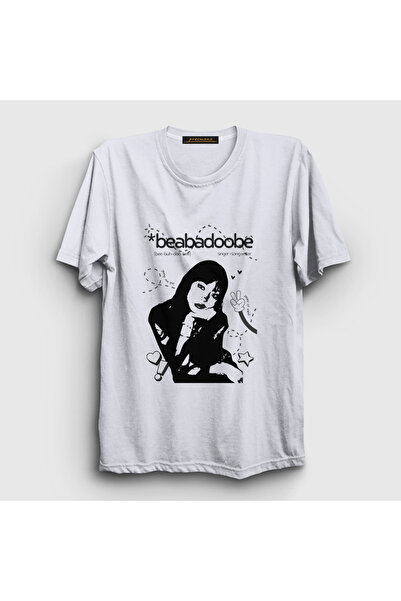 Presmono Unisex White Peace Beabadoobee Beatrice Bea Kristi T-Shirt 593913Tt