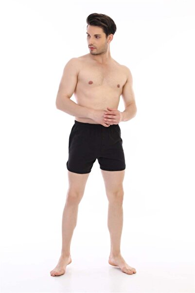 Çift Kaplan Erkek Süpem Siyah Spor Külot 0791