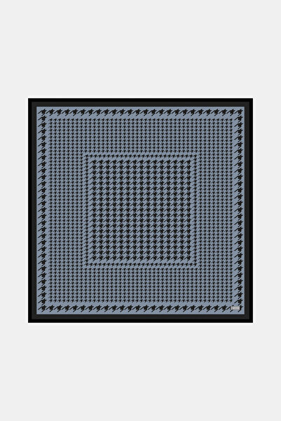 Vakko KAZAYAĞI DESENLİ TWILL İPEK EŞARP