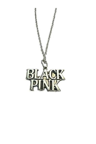 Herşey Nota Blackpink Group Logo Unisex Fan Necklace – K-Pop Style 60cm Chain...