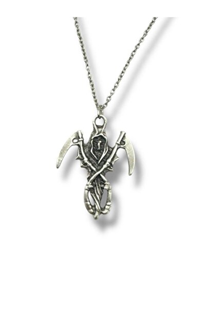 Herşey Nota Angel of Death Necklace – Dark and Meaningful Design Special for ...