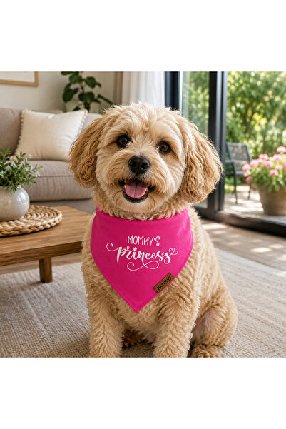 PATİMİO Mommys Cat And Dog Princess Leash Scarf Bandana