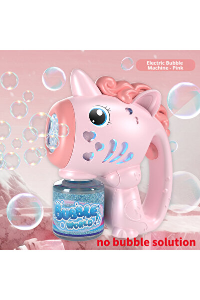 choice2 3 2026 Flying Horse Unicorn Electric Bubble ,Colorful Porous Automati...