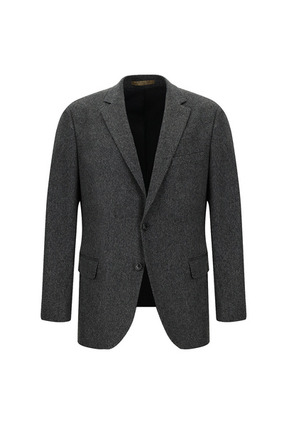 Abdullah Kiğılı 6 Drop Regular Fit Standard Cut Italian Cashmere Jacket