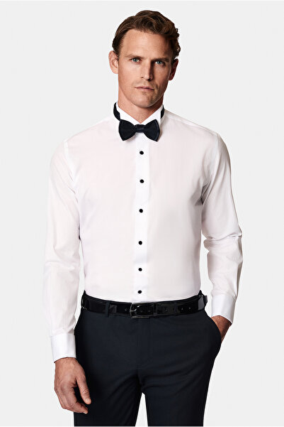 Abdullah Kiğılı Slim Fit Slim Fit Cotton Turndown Collar Shirt