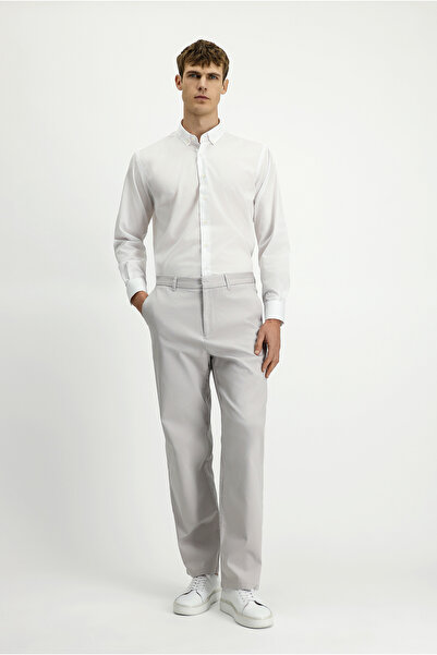 Kiğılı Regular Fit Standard Cut Lycra Canvas / Chino Trousers