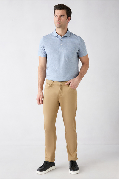 Kiğılı Croială standard Regular Fit, 5 buzunare, din bumbac, lycra simplă și ...