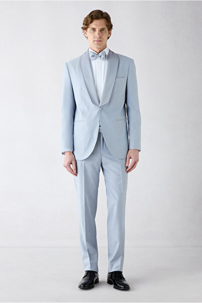 Kiğılı 7 Drop Slim Fit Dar Kesim Şal Yaka Smokin & Damatlık