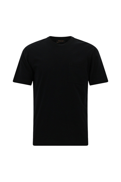 Kiğılı Crew Neck Regular Fit Embroidered Cotton T-Shirt