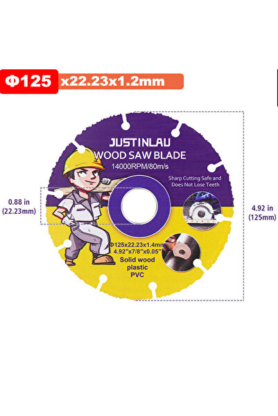 Choice 125mm JUSTINLAU 115mm/125mm Circular Saw Blade Wheel Discs For Wood Cu...