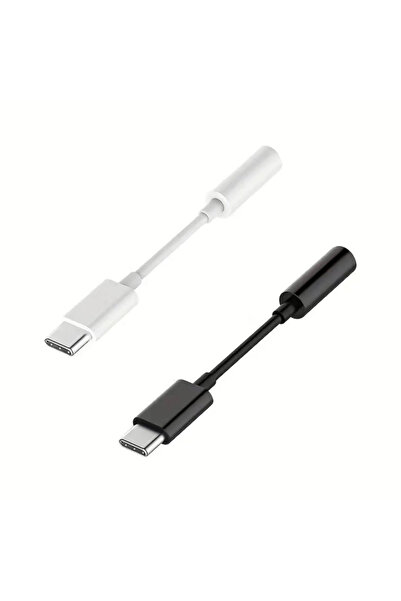 Choice black white Type-C to 3.5mm Audio Adapter, USB-C Converter, Suitable f...