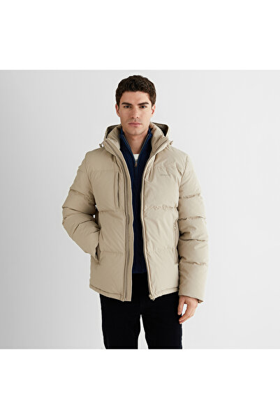 Gant Erkek Bej Regular Fit Fermuarlı Ceket