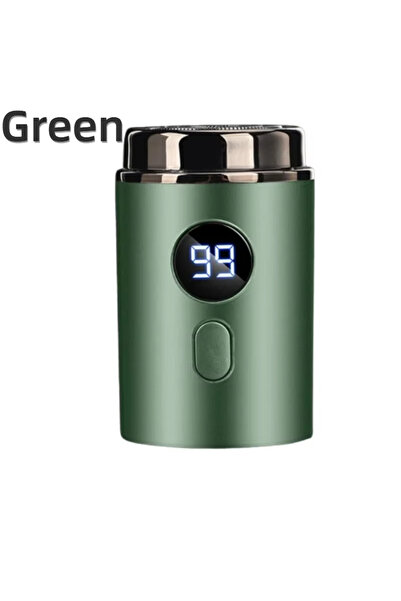 Choice green Men Electric Mini Shaver Rechargeable Type-c Charging Car Portab...