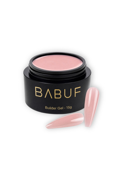 BABUF Gel de construcție autonivelant Milk Blush BG20, roz lăptos, 15g