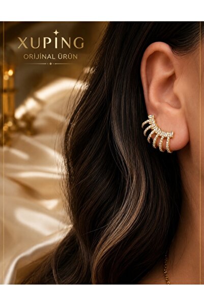 XUPING JEWELRY Xuping Paslanmaz Kararmaz Çoklu Görünümlü 14k Ayar Altın Kapla...