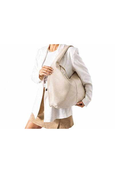 PaminBags Aksesuar Oval Yumuşak Kumaş Büyük Salaş Çanta PMN0015