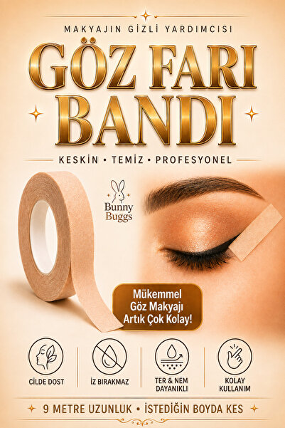 bunny buggs ™|Göz Farı Bandı Eyeliner Şekillendirici Makyaj Bandı Cilt Dostu ...
