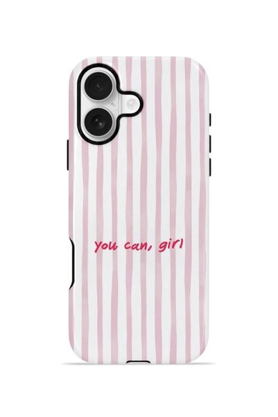 PiyasaSepeti iPhone 16 Vorian Double Layer Case You Can Girl