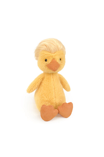 Choice 26cm Duck 26cm Funny Yellow Duck Plush Toy Homemade hairstyle Duck Plu...