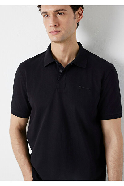 Mavi Black Black Polo T-Shirt Regular Fit / Normal Cut 0613534-900