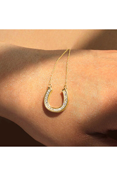 Choice XL1046 Huitan U Shaped Pendant Necklace for Women Exquisite Wedding Ne...