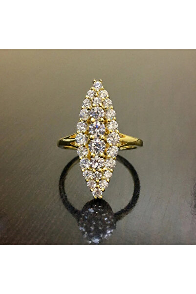 Choice5 6 Q835 Huitan Trendy Women Wedding Rings Fashion Marquise Shaped Gold...