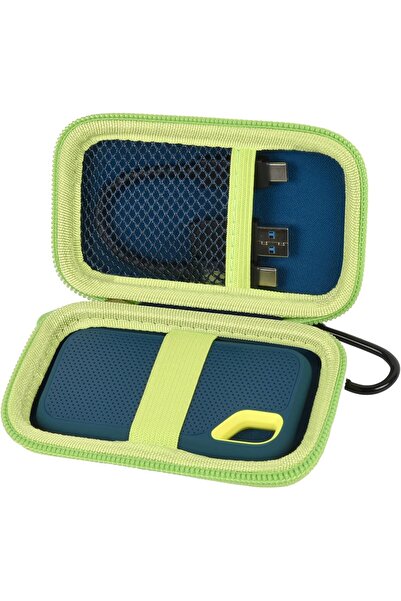 Choice green SSD Case for SanDisk Extreme Portable SSD & Extreme PRO, Hard Sh...