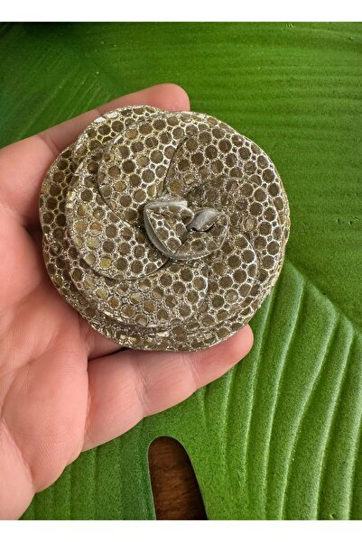 Gönülden Tasarım 7x7 Cm Çiçekli Taşlı Broş Yaka İğnesi Sarı