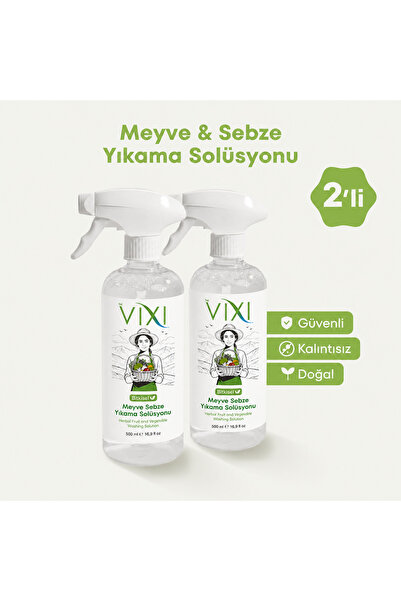 Meyve Sebze Yıkama Solüsyonu 2'li