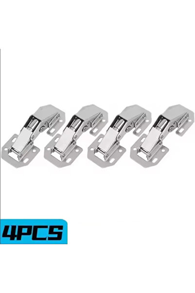 Choice 4PCS 4 PCS 90 Degree Cabinet Hinges No-Drilling HoleHydraulic Buffer H...