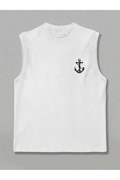 bellanova Printed Sleeveless Tshirt Men's Zero Sleeve Clothing Sportswear Ove...