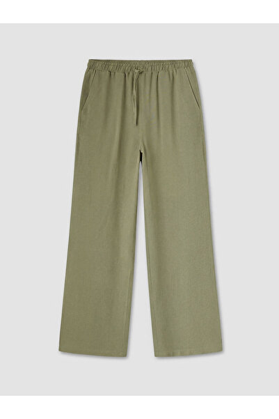 LC Waikiki Xsidehaki Linen Blend Women's Trousers