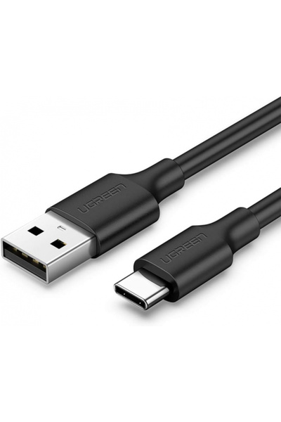 Ugreen Cablu Date si Incarcare USB-A - USB-C US287, 18W, 0.25m, Negru