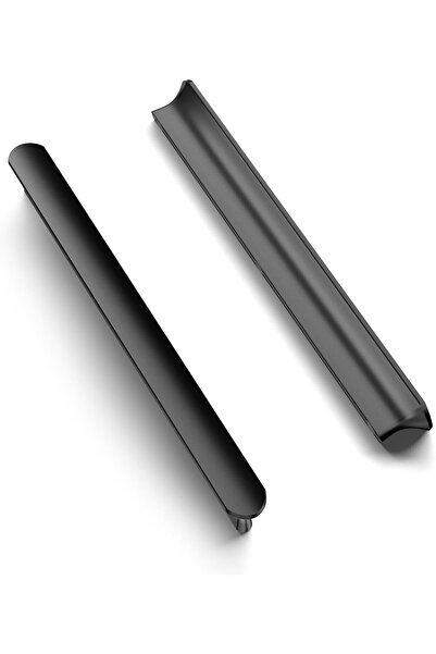 Cobbe Σετ 10 λαβών επίπλων, Μαύρες, με απόσταση οπών 76 χιλιοστά, Λαβές ντουλ...