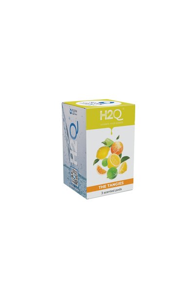 H2Q Flavor Scented Pods, 3-Pack, Refill Pods for Water Bottles, Sugar-Free, 0 Calorie, Air-Scent Hydration, Compatible with all Bottle Types, for Kids & Adults