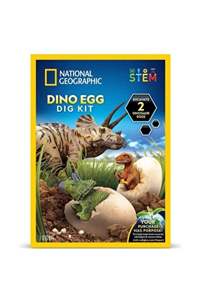 NATIONAL GEOGRAPHIC Educational Excavation Kit Dinosaur Eggs, 8+ years