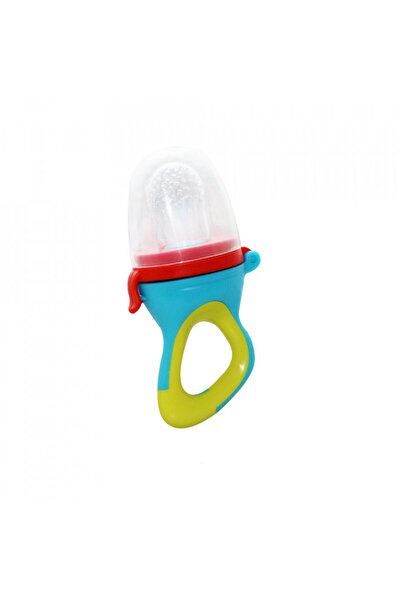 Babyjem Dispozitiv de hranire din silicon Fruits and Vegetables (Culoare: Bleu)